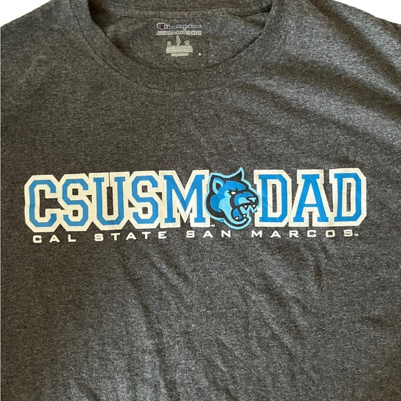 Champion Authentic Athleticwear Grey Mens T-shirt Size Large American Theme Mens - Picture 4 of 9